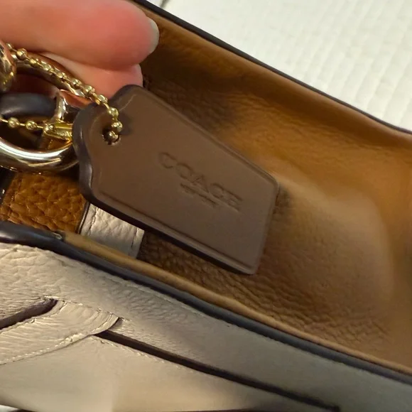 Coach Cream and Brown Women's Bag Set - Picture 2 of 14